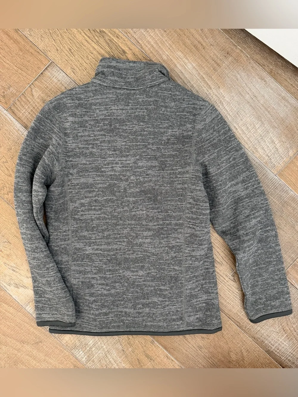 Patagonia Boy’s Grey Quarter Zip Fleece Pullover Jacket